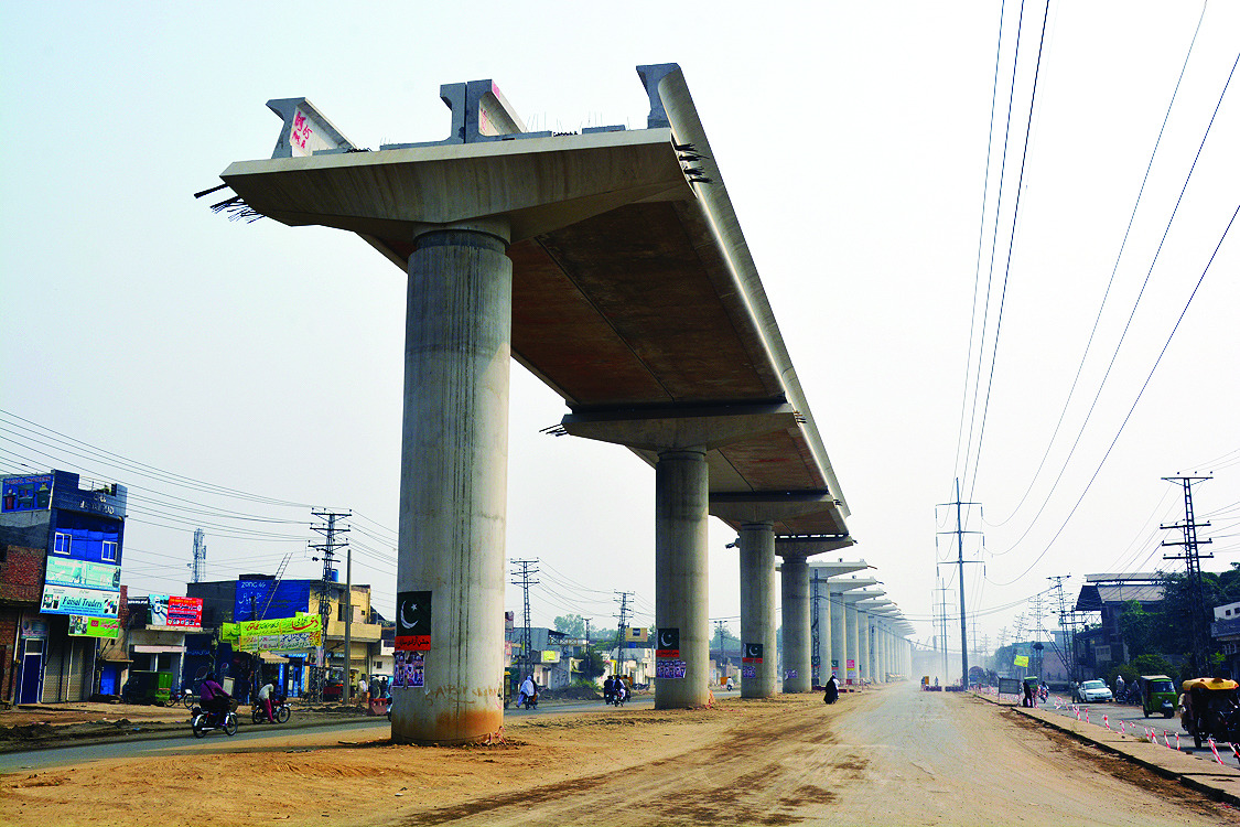 Lahore Orange Line Metro Train project